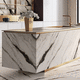 placa de piedra de gres porcelánico / para muro / para suelo / para interiores