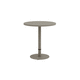 mesa bistró contemporánea / de aluminio / con base de aluminio / redonda