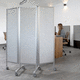 biombo clásico / de poliéster / de aluminio / para oficina