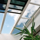 techo de vidrio fijo / corredero / estructura de aluminio / motorizado