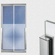 barandilla para ventana / de aluminio / con paneles de vidrio / de exterior