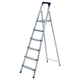 escalera elevada de trabajo / apoyable / de metal / profesional