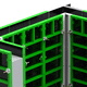 sistema de encofrado modular / de metal / para muro