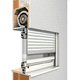 persiana exterior / de lamas / de aluminio / de PVC