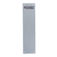 placa de señalización para puerta / fija / de aluminio anodizado / de rosca