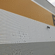 revestimiento de fachada de paneles / de acero / de aluminio / horizontal