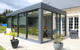 veranda de vidrio / de aluminio / con puerta corredera / con aislamiento térmico
