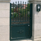 puerta para jardín de aluminio