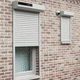 persiana exterior / de lamas / de aluminio / de PVC