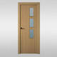 puerta de interior / de roble / abatible / contemporánea