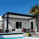 pérgola bioclimática / autoportante / adosada / de madera