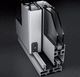 sistema corredero de aluminio / para ventana / para puerta de cristal / térmico