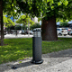 bolardo de iluminación urbano / contemporáneo / de PMMA / de acero galvanizado
