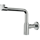sifón para lavabo de latón / negro