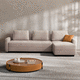sofá cama / contemporáneo / de tejido / con reposabrazos