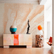 papel pintado contemporáneo / de textil no tejido / de fibra de celulosa / con motivos decorativos