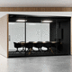 oficina POD acústica / modular / a medida / con puerta vidriera