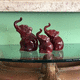 escultura de cerámica esmaltada / independiente / hecha a mano / Made in Italy