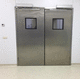 puerta industrial de vaivén / de acero galvanizado / de acero inoxidable / de PVC