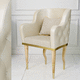 silla contemporánea / de interior / de cuero / madera