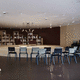 silla de visita contemporánea / de interior / aluminio / de plástico