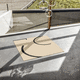alfombra contemporánea / con motivos decorativos / de lana de Nueva Zelanda / cuadrada