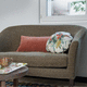 cojín para sofá / para cama / rectangular / de rayas