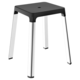 taburete de ducha contemporáneo / de plástico / con base metálica / con 4 patas