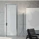 puerta de interior / de acero / de aluminio anodizado / abatible