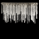 plafón contemporáneo / rectangular / de cristal de Murano / LED
