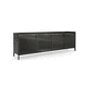 aparador contemporáneo / aluminio / de metal lacado / madera