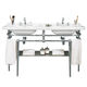 consola para lavabo de cromo