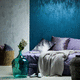 enlucido decorativo / de interior / para muro / de resina acrílica