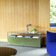mueble multimedia contemporáneo / con estantes / con 2 puertas / lowboards