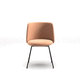 silla de diseño / de interior / de cuero / de tejido