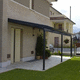 pérgola adosada / aluminio / de acero galvanizado / de aluminio