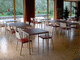 mesa contemporánea / de HPL / rectangular / para restaurante