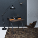 secreter contemporáneo / de acero / de madera maciza / con espacio de almacenamiento
