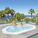 spa empotrable / octogonal / multiplaza / de exterior