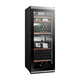 vinoteca de envejecimiento / instalación libre / de metal / con puerta de cristal