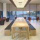 banco contemporáneo / de roble / de nogal / laminado