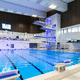 piscina de competición con trampolín / de exterior / de interior / para actividad deportiva