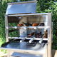 barbacoa de carbón / profesional / independiente / de acero inoxidable