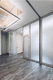 tabique corredero apilable / móvil / modular / de aluminio