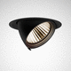 downlight empotrable / LED / vertical / redondo