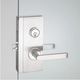 tirador para puerta / de metal / contemporáneo / con cerradura integrada