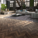 parquet multicapa / de nogal / lacado / cepillado
