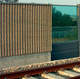 muro antirruido prefabricado / modular / de hormigón celular / de madera
