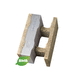 bloque de encofrado de hormigón madera / de Néopor® / para muro de carga / aislante