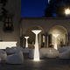 columna luminosa contemporánea / de polietileno / LED / de interior